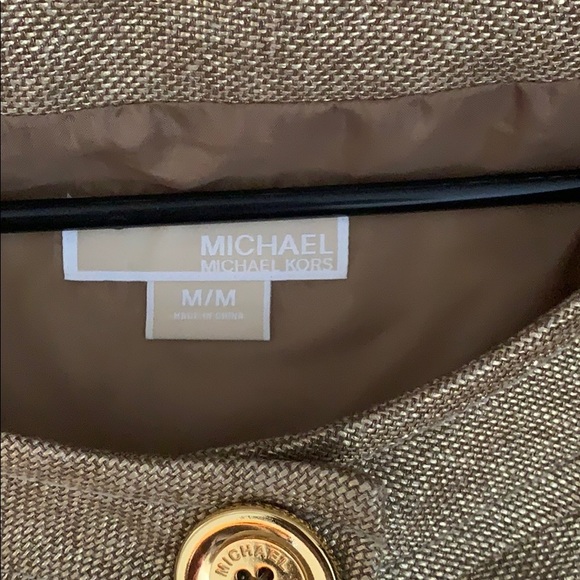 Michael Kors metallic gold jacket - Picture 2 of 5